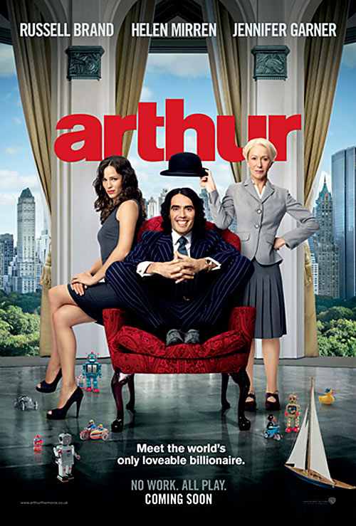 Arthur Movie Poster - Russell Brand Arthur Movie Poster - Russell Brand