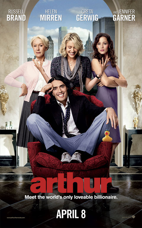Arthur Movie Poster - Russell Brand Arthur Movie Poster - Russell Brand