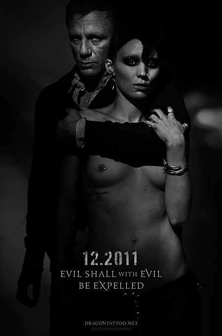 The Girl with the Dragon Tattoo NSFW poster The Girl with the Dragon Tattoo NSFW poster
