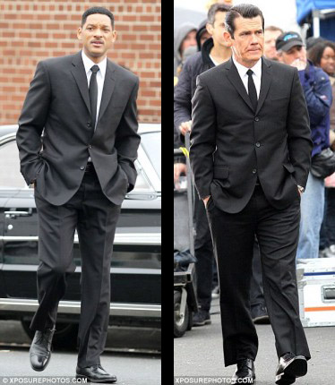 Men in Black 3 Set pics Men in Black 3 Set pics
